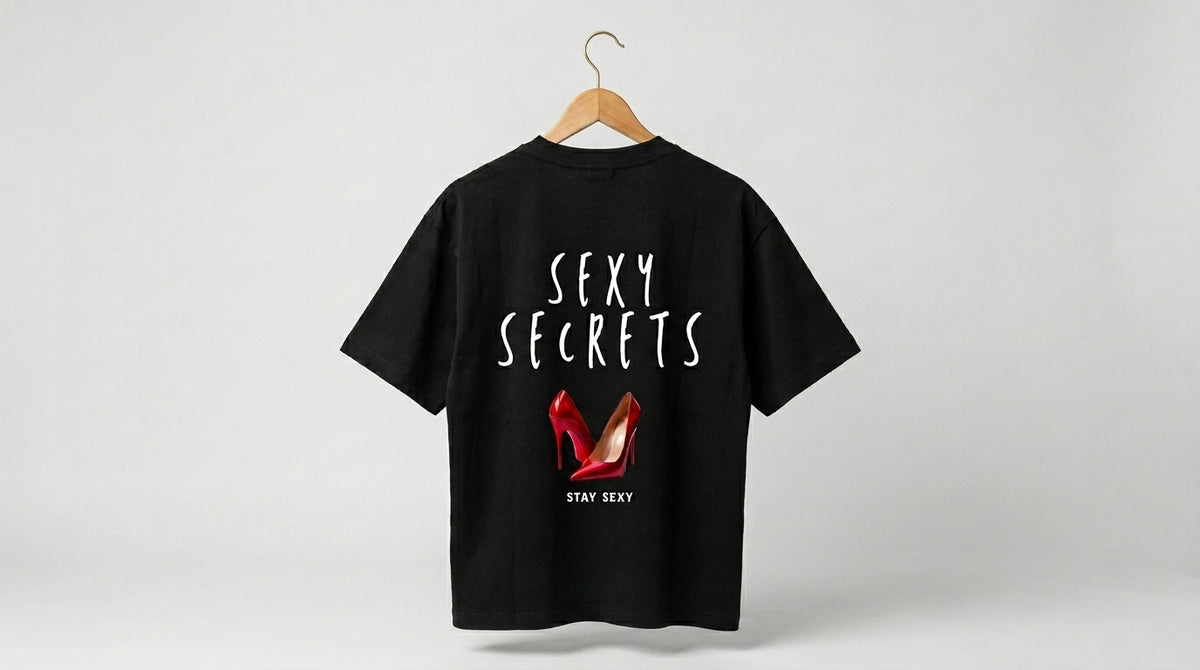 Sexy Secrets T-shirt — Black